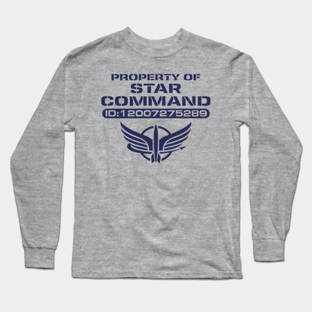 Property of Star Command V1 Long Sleeve T-Shirt by PopCultureShirts